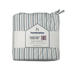 Havenstay Sheets, Queen, Classic Stripe
