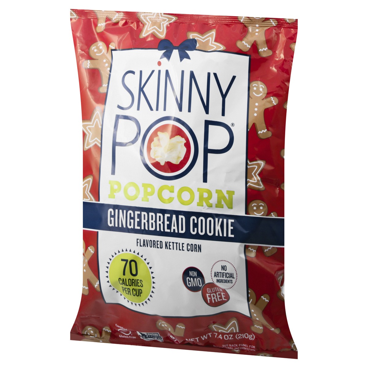 slide 4 of 13, SkinnyPop Gingerbread Cookie Popcorn 7.4 oz, 7.4 oz