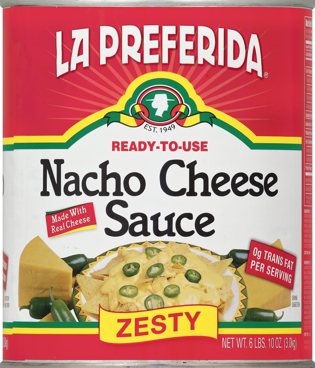 slide 2 of 2, La Preferida Cheese Sauce 106 oz, 106 oz