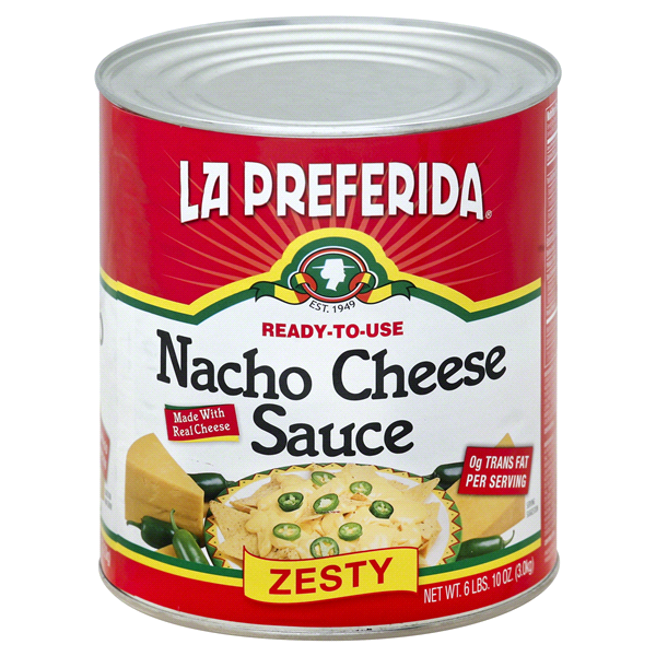 slide 1 of 2, La Preferida Cheese Sauce 106 oz, 106 oz