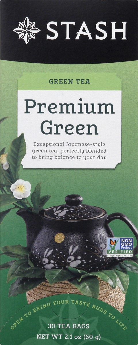 slide 1 of 12, Stash Premium Tea Bags Green Tea- 30 ct, 30 ct