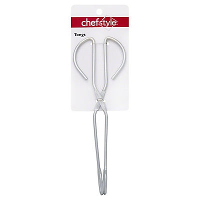 slide 1 of 1, chefstyle Tongs, 10 in