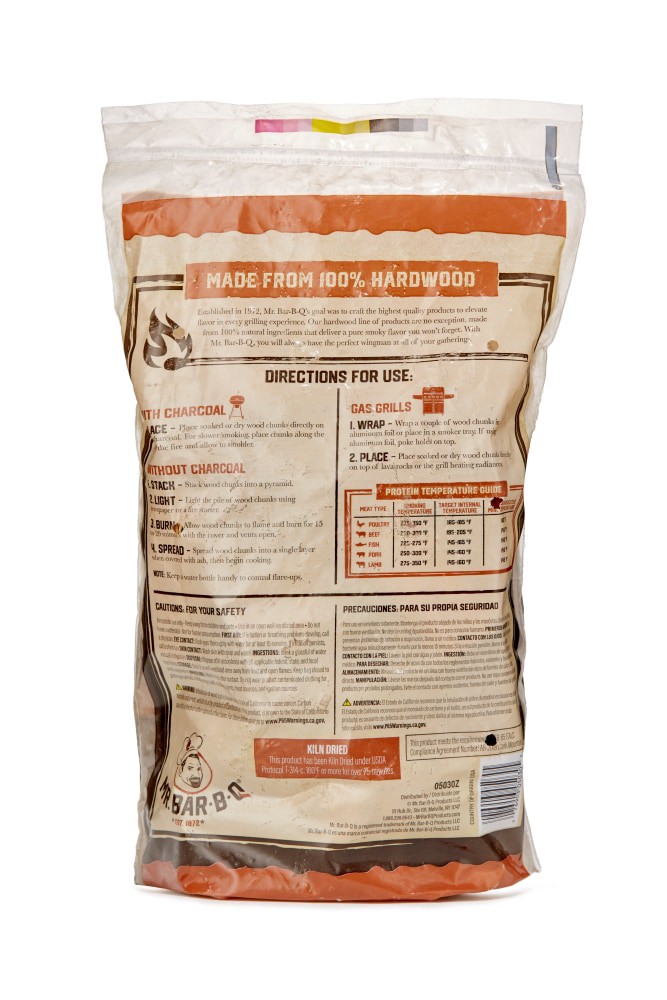 slide 1 of 2, Mr. Bar-B-Q Mesquite Wood Chunks, 1 ct