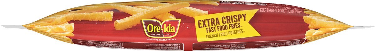 slide 11 of 14, Ore-Ida Extra Crispy Fast Food French Fries French Fried Frozen Potatoes Value Size, 4 lb Bag, 4 lb