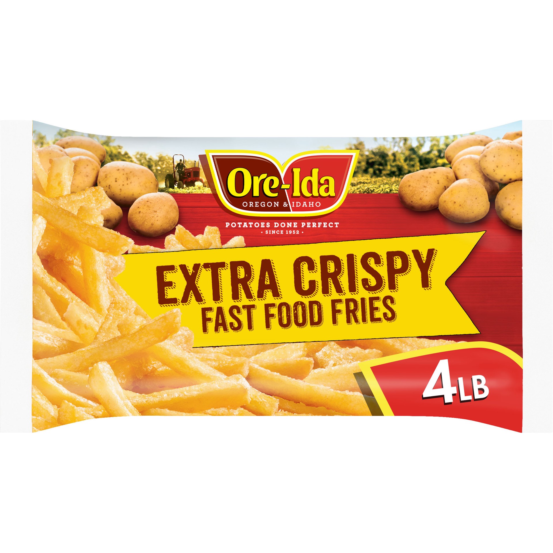Ore-Ida Extra Crispy Fast Food French Fries Fried Frozen Potatoes
