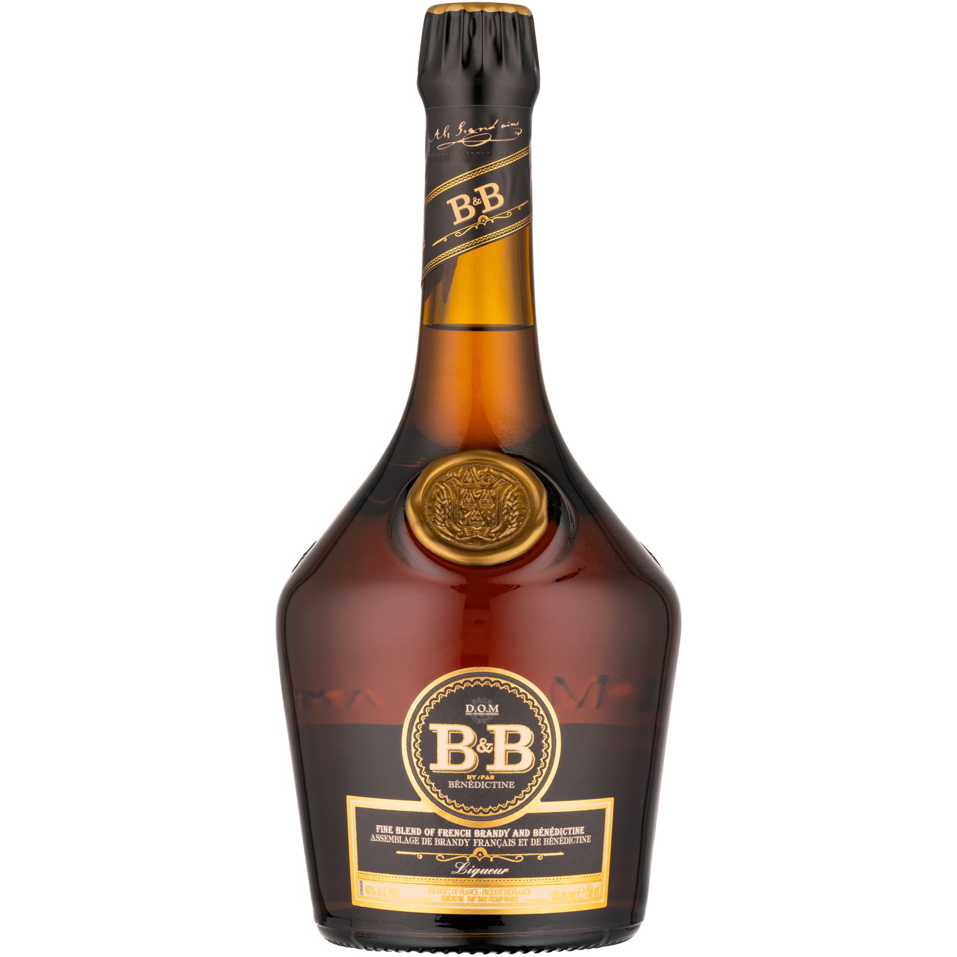 slide 1 of 5, Bénédictine B&B Liqueur By Benedictine 40% 75Cl/750Ml, 750 ml