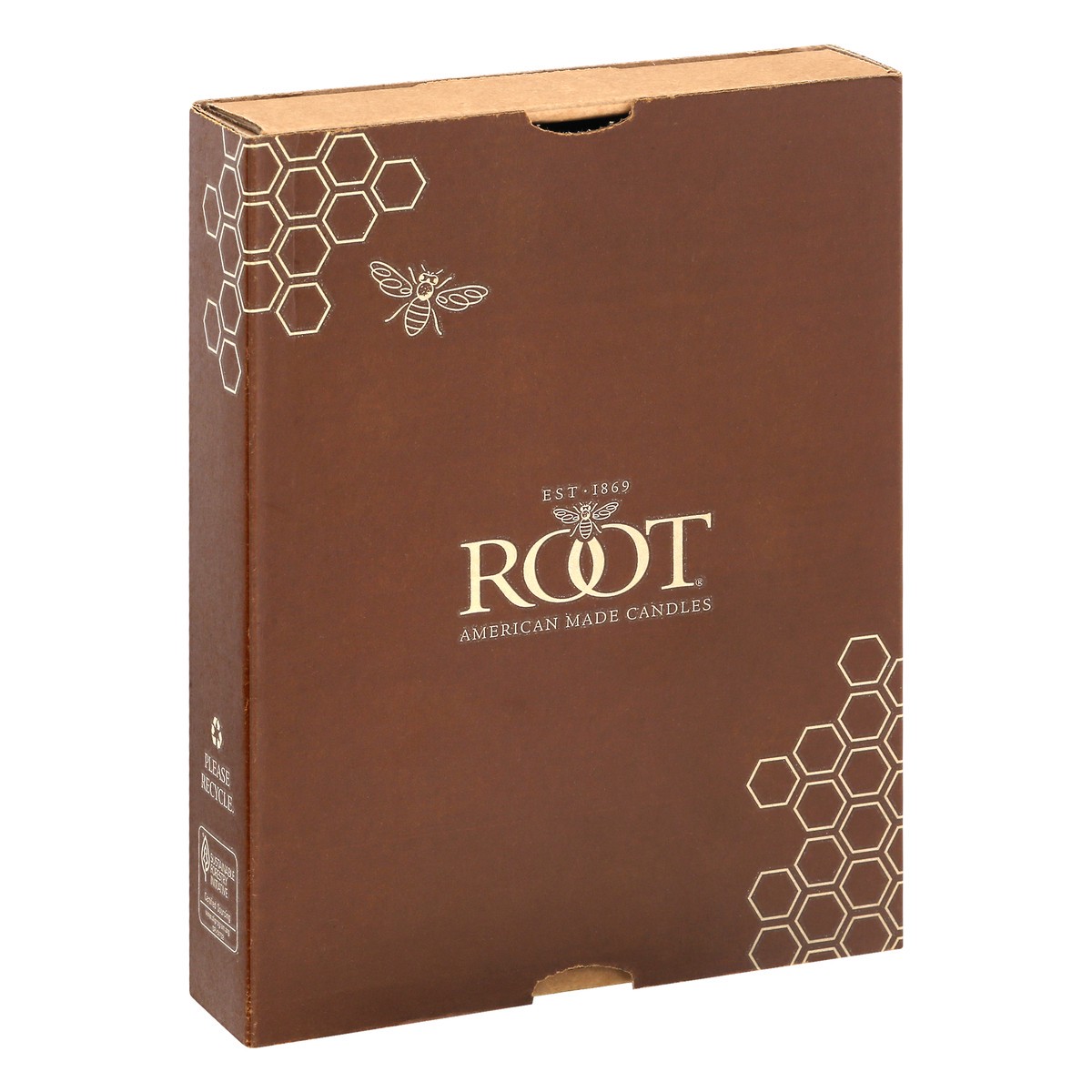 slide 5 of 9, Root 7 Inch Timberline Collenette Ivory Candle 1 ea, 1 ea