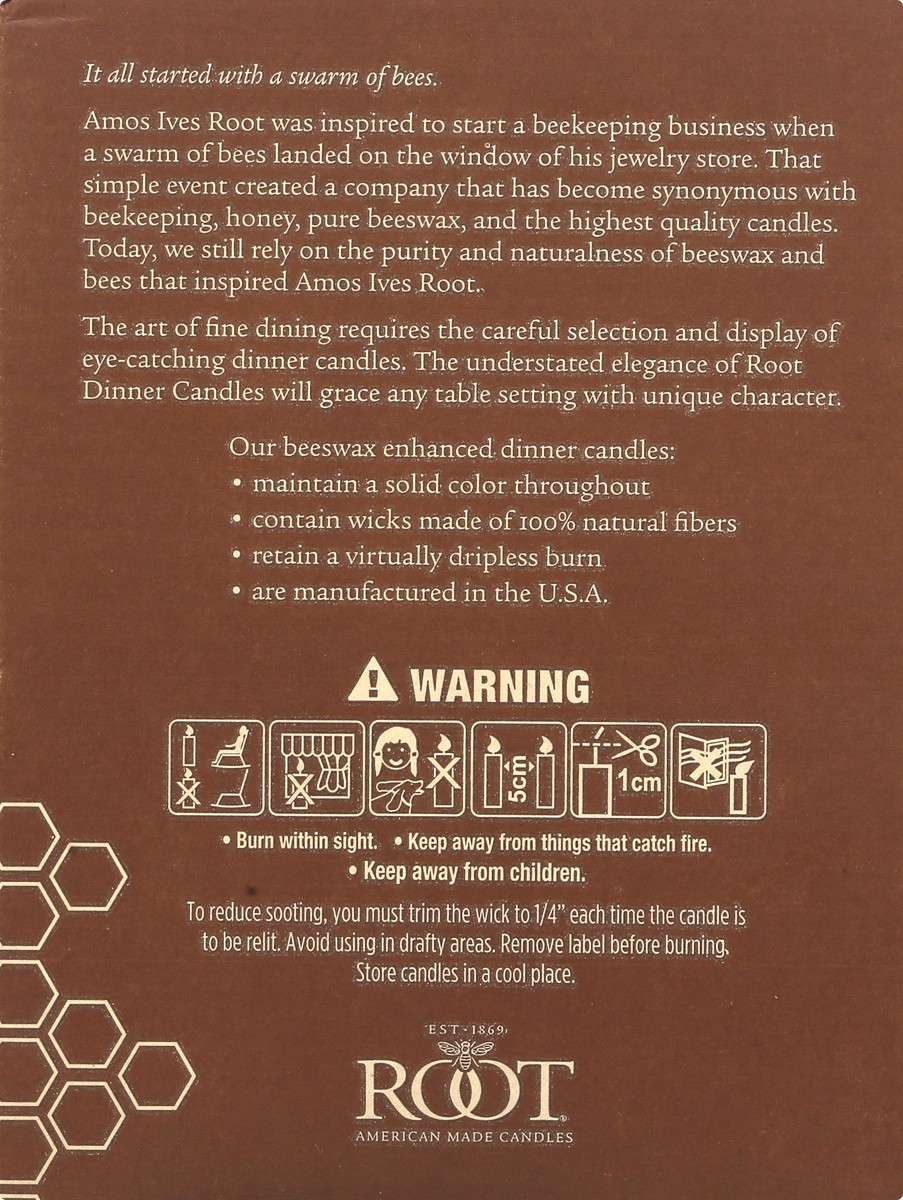 slide 9 of 9, Root 7 Inch Timberline Collenette Ivory Candle 1 ea, 1 ea