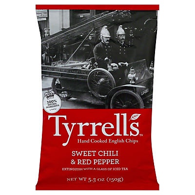 slide 1 of 1, Tyrrell's Sweet Chili and Red Pepper Potato Chips, 5.3 oz