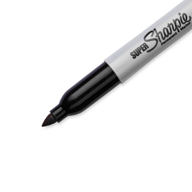 slide 3 of 4, Sharpie 2pk Super Permanent Markers Fine Tip Black, 2 ct