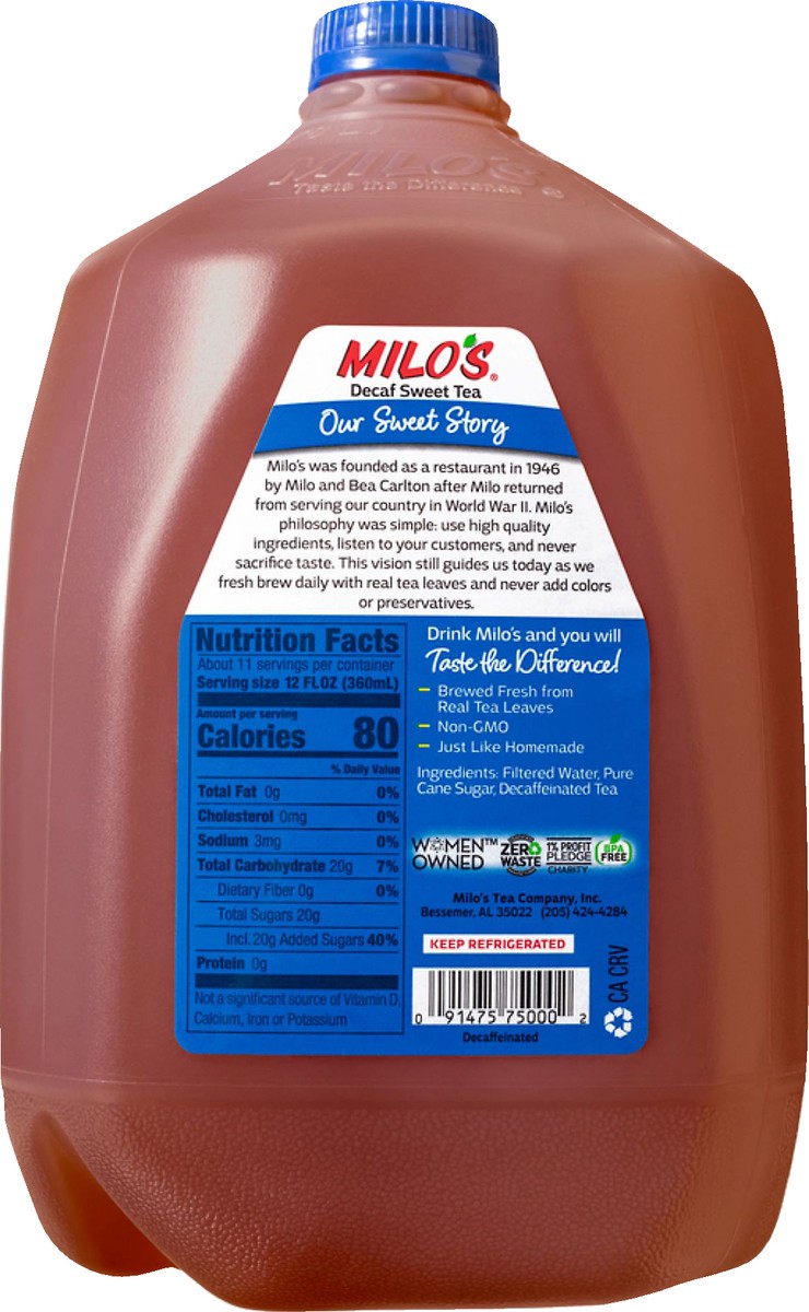 slide 2 of 4, Milo's Tea, 128 fl oz