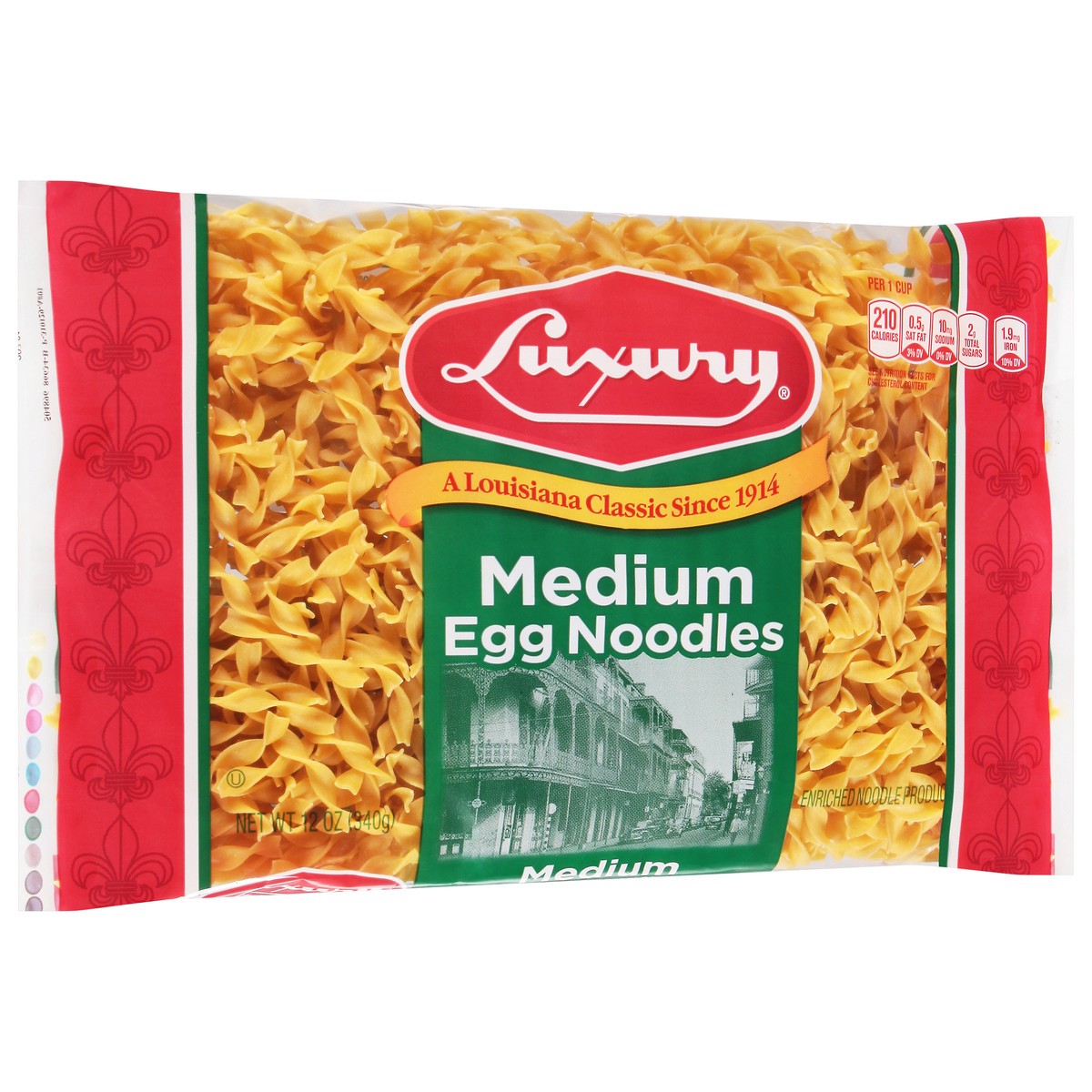 slide 9 of 14, Luxury Medium Egg Noodles 12 oz, 12 oz