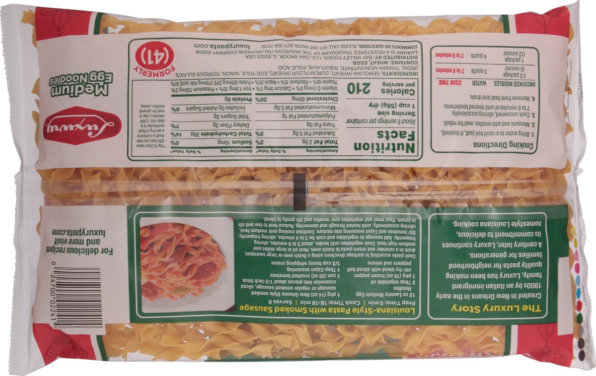 slide 3 of 14, Luxury Medium Egg Noodles 12 oz, 12 oz