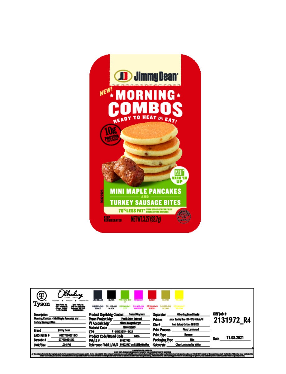 slide 11 of 12, Jimmy Dean Morning Combos Mini Maple Pancakes and Turkey Sausage Bites, 3.27 oz, 3.27 oz