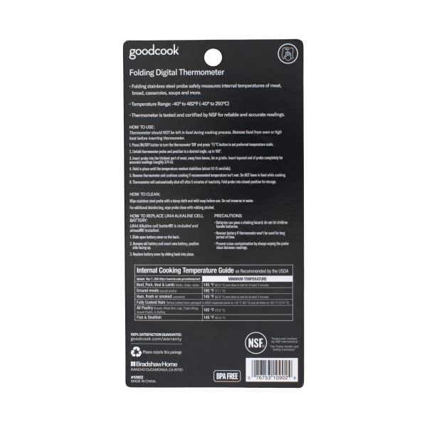 slide 4 of 13, Good Cook Folding Digital Thermometer, 1 ct