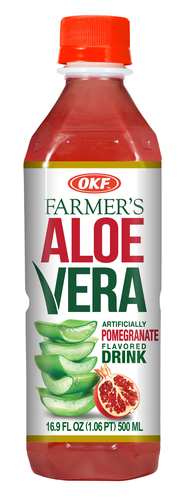 slide 1 of 1, OKF Pomegranate Aloe Drink, 500 ml