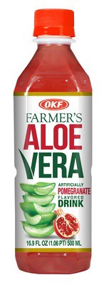 slide 1 of 1, OKF Pomegranate Aloe Drink - 500 ml, 500 ml