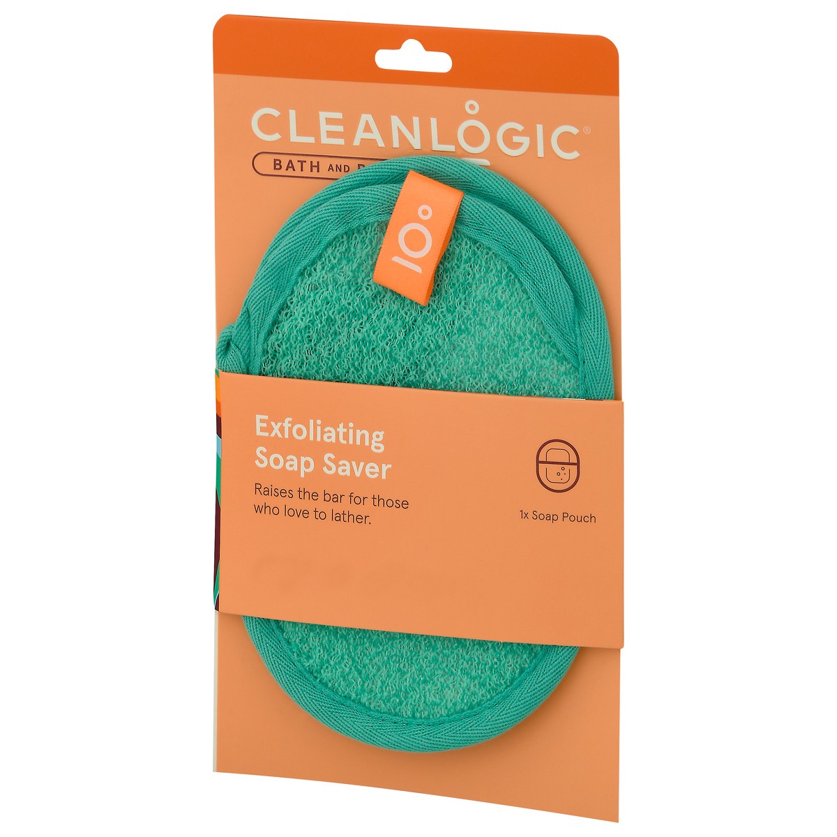 slide 3 of 9, Cleanlogic Exfoliating Soap Saver, 1 ct