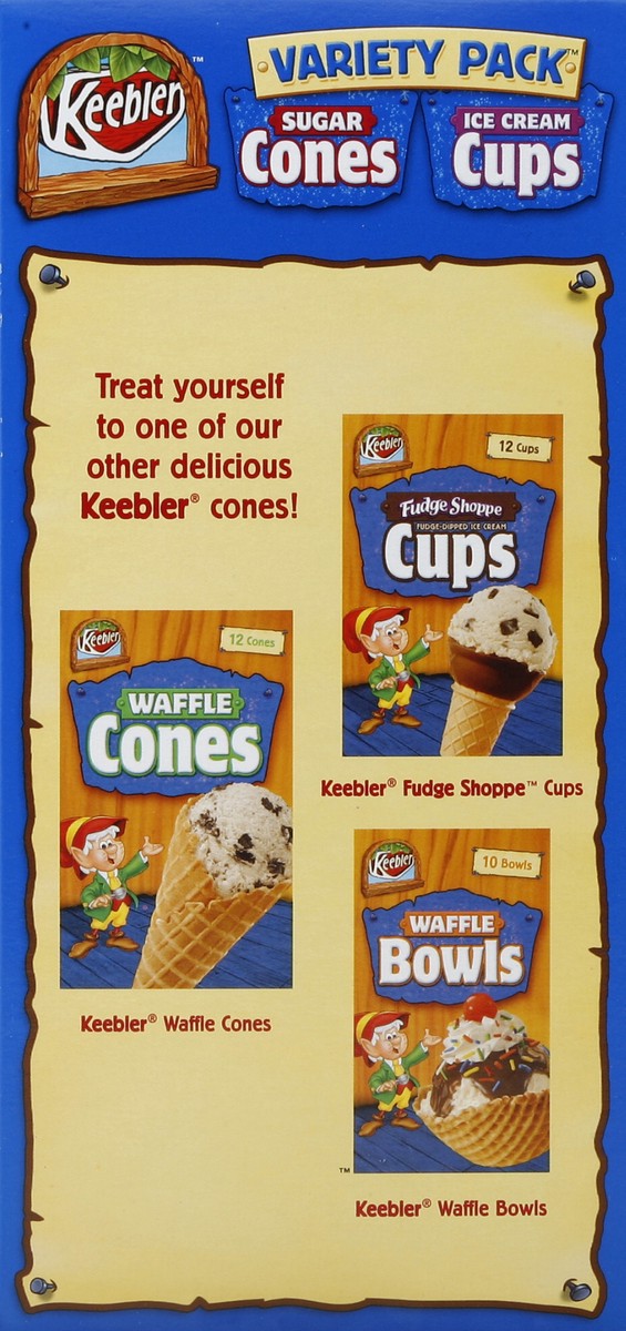 slide 2 of 4, Keebler Cones Cups Variety Pack 7.6 oz, 7.6 oz