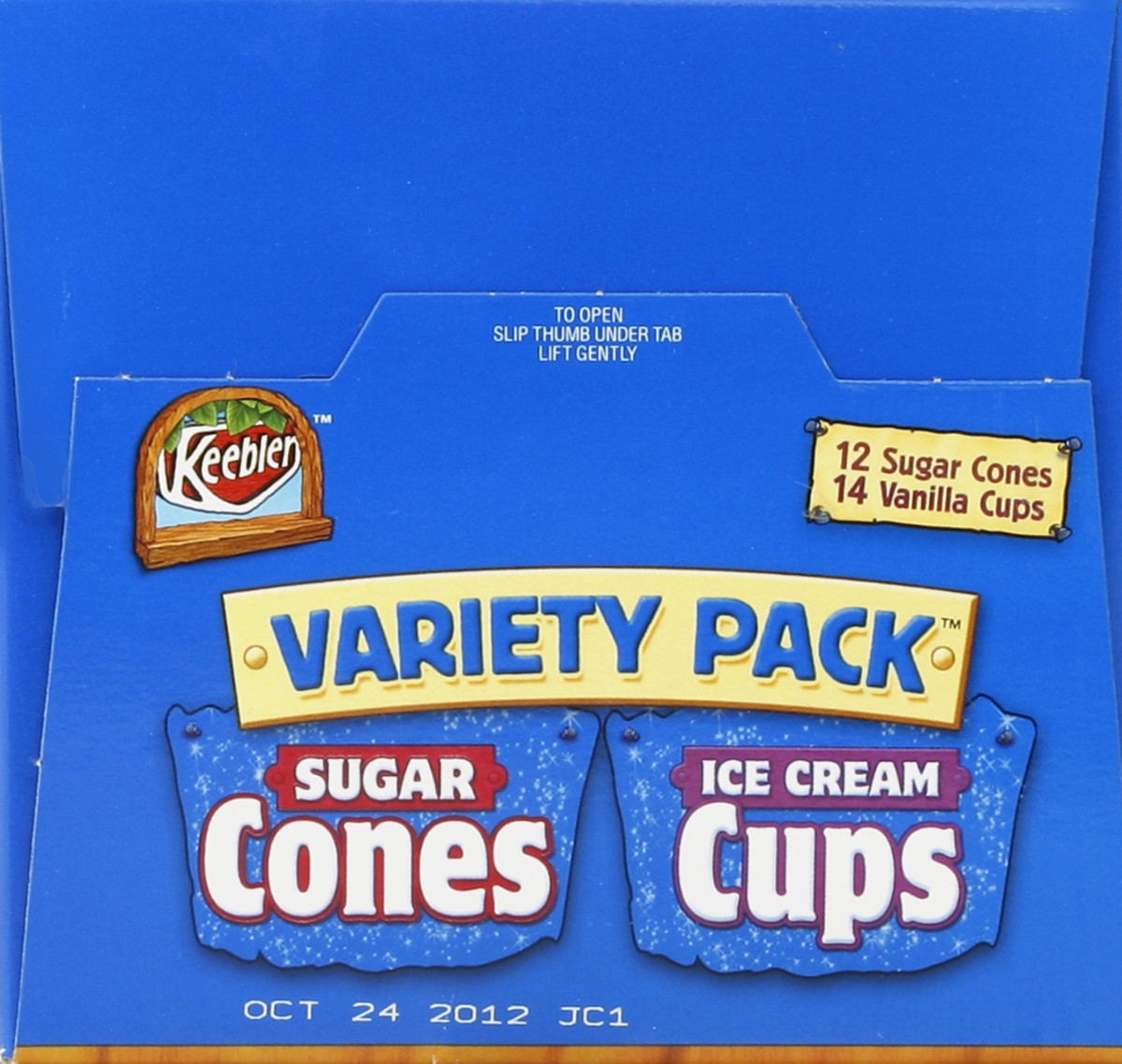 slide 4 of 4, Keebler Cones Cups Variety Pack 7.6 oz, 7.6 oz