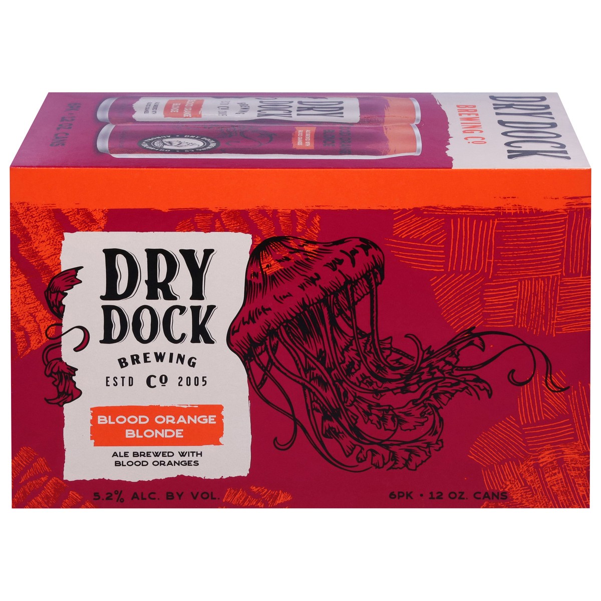 slide 1 of 10, Dry Dock Brewing Co Blonde Blood Orange Beer 6 - 12 oz Cans, 6 ct