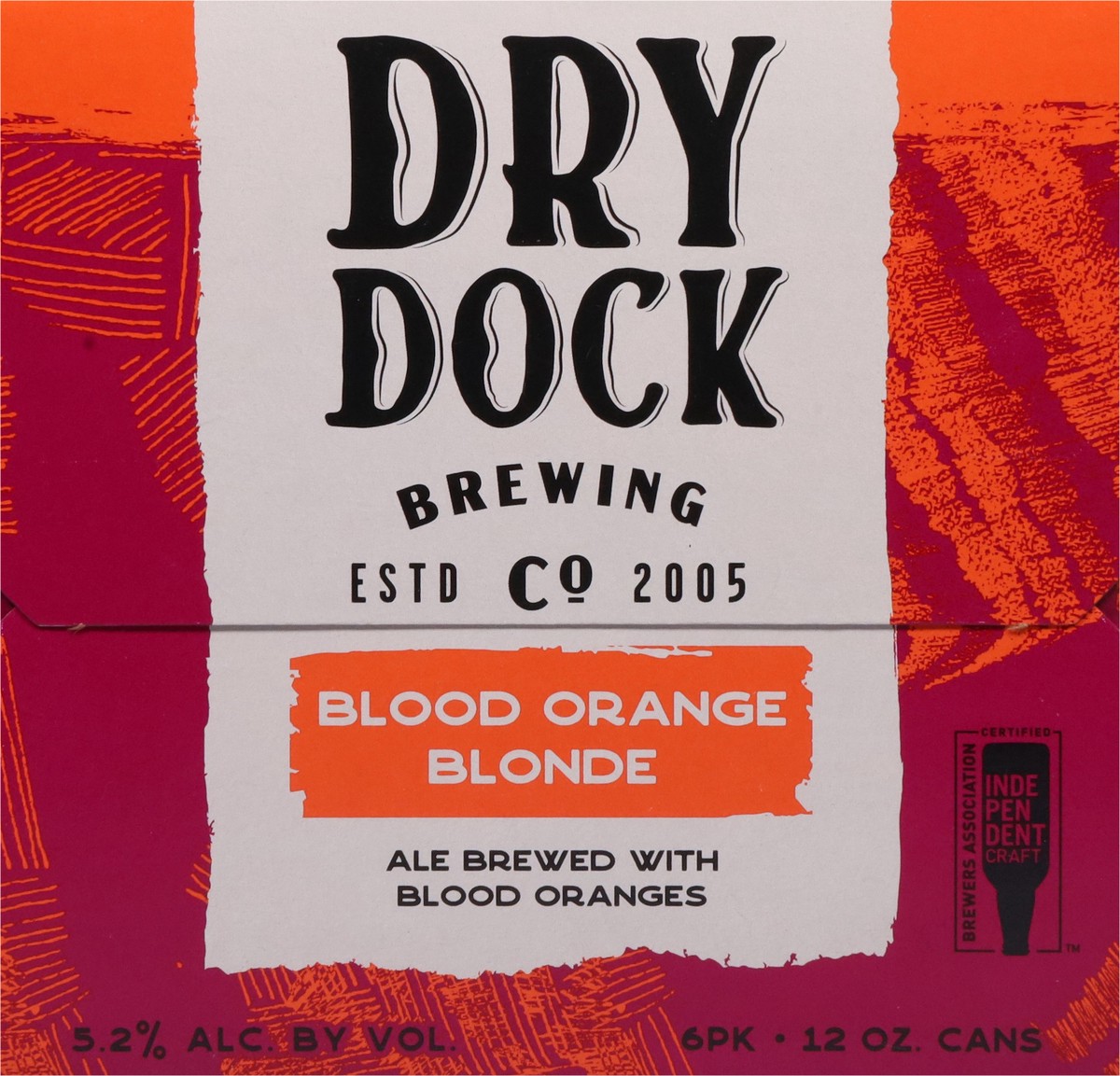 slide 2 of 10, Dry Dock Brewing Co Blonde Blood Orange Beer 6 - 12 oz Cans, 6 ct