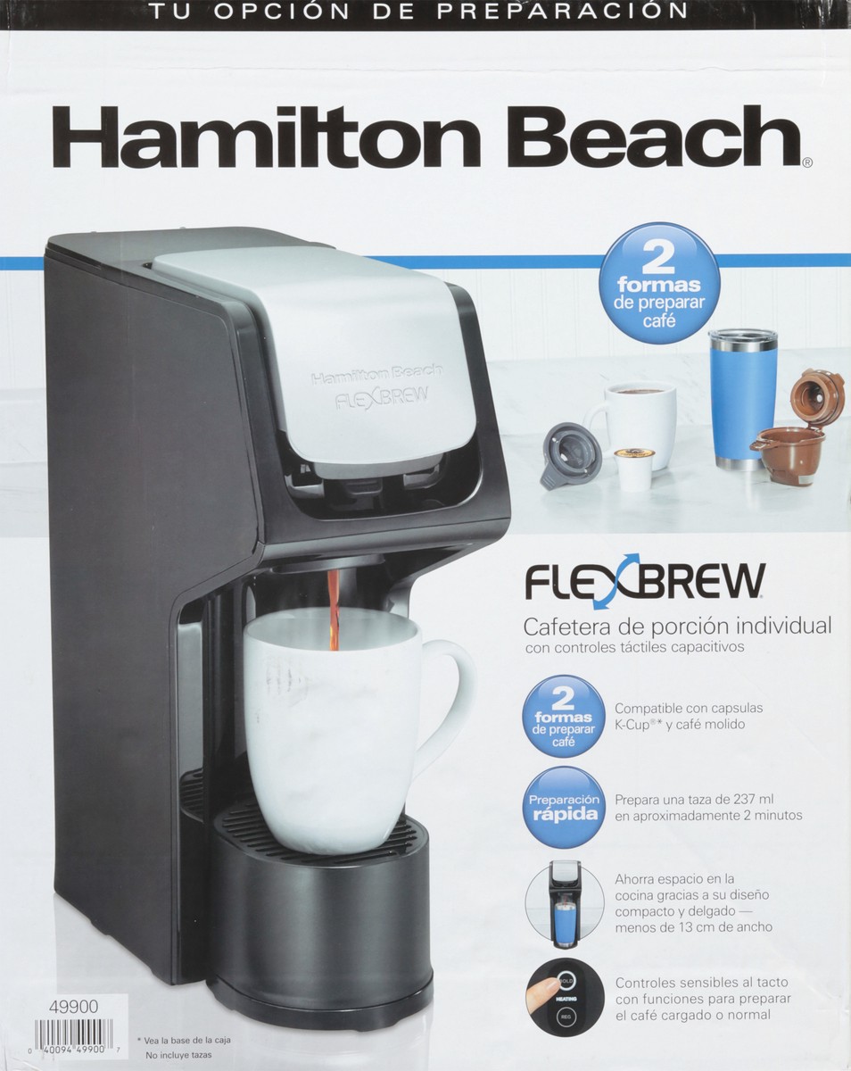 slide 5 of 9, Hamilton Beach FlexBrew Single-Serve Coffee Maker with Capacitive-Touch Controls 1 ea, 1 ct