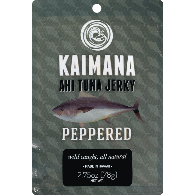 slide 1 of 1, Kaimana Ahi Pepper Jerky, 3.25 oz