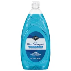 First Street Blue Dish Detergent