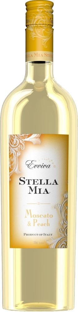 slide 1 of 1, Evviva Stella Mia Moscato & Peach Wine, 750 ml