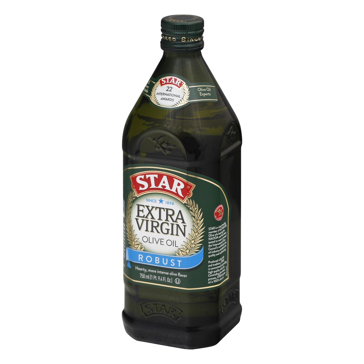 slide 9 of 12, STAR Robust Extra Virgin Olive Oil 25.3 fl oz, 750 ml