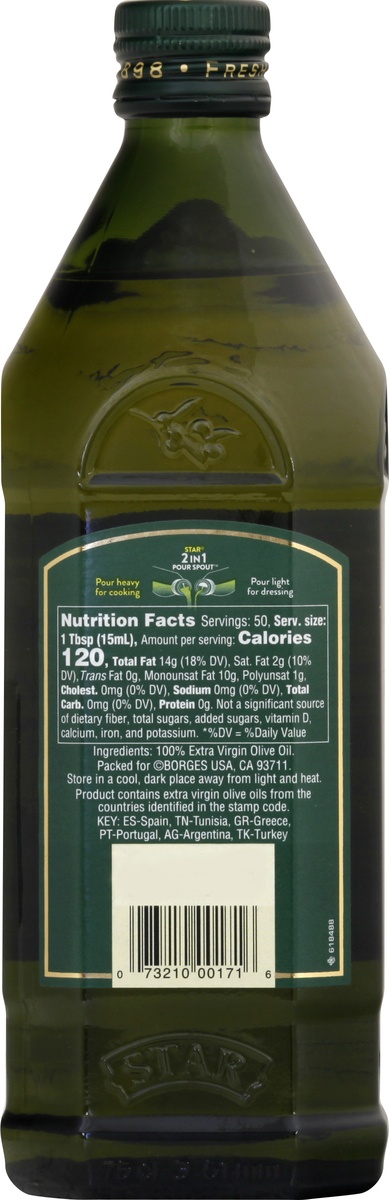 slide 10 of 11, STAR Extra Virgin Olive Oil-Robust, 25 oz