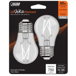Feit Electric LED Soft White Filament Dimmable Bulb A15