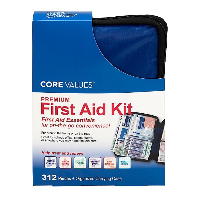 slide 2 of 4, Core Values Premium First Aid Kit, 312 ct