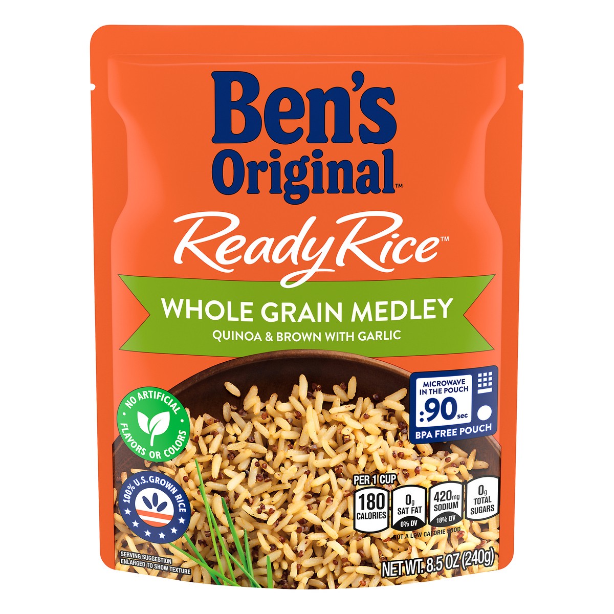 slide 2 of 4, Ben's Original Rice, Whole Grain Medley, 8.50 oz