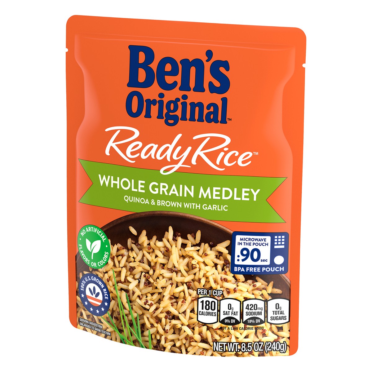 slide 3 of 4, Ben's Original Rice, Whole Grain Medley, 8.50 oz