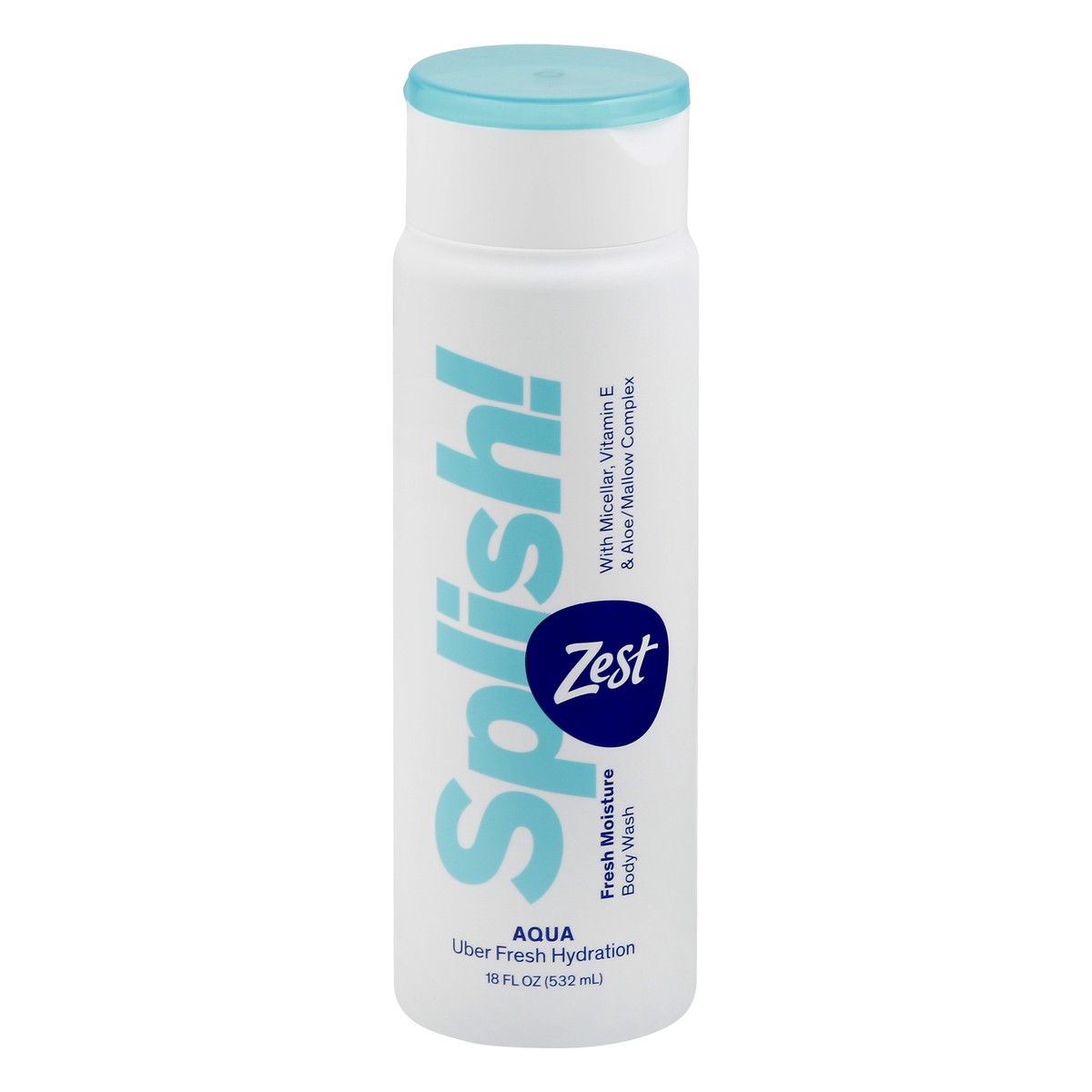 slide 6 of 10, Zest Aqua Splish Body Wash Aqua, 18 fl oz