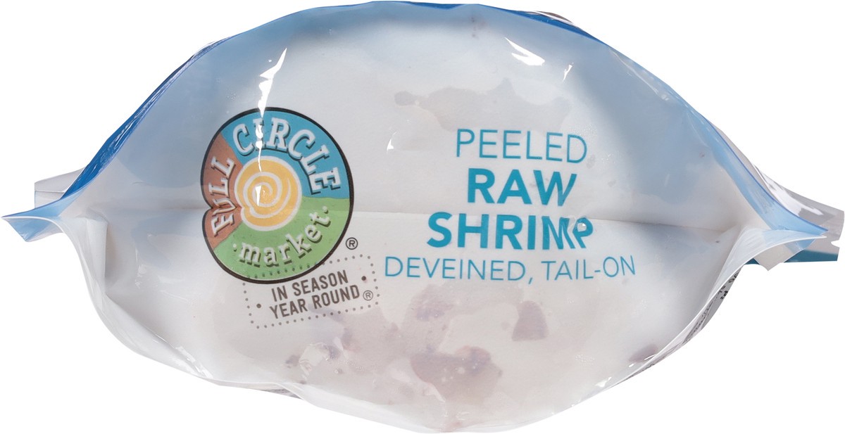 slide 10 of 14, Full Circle Market Tail-On Deveined Peeled Raw Shrimp 16 oz, 16 oz