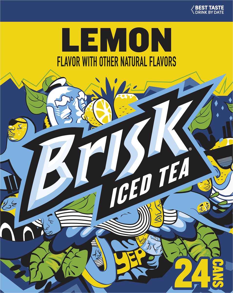 slide 4 of 6, Brisk Iced Tea - 24 ct, 24 ct; 12 fl oz