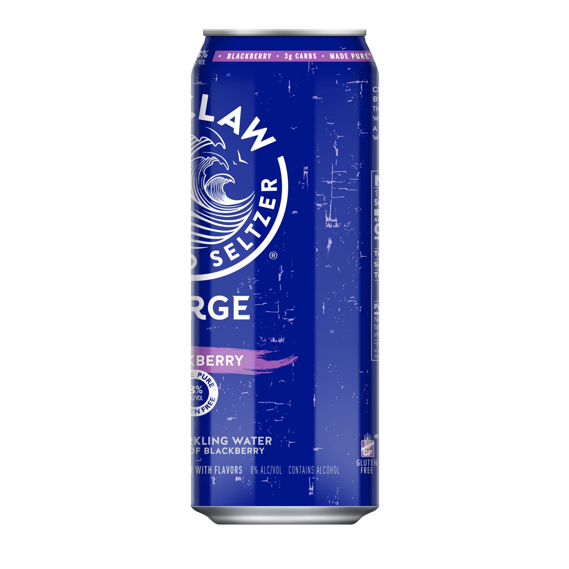 slide 6 of 7, White Claw Surge Blackberry 19.2 fl oz Can, 19 oz