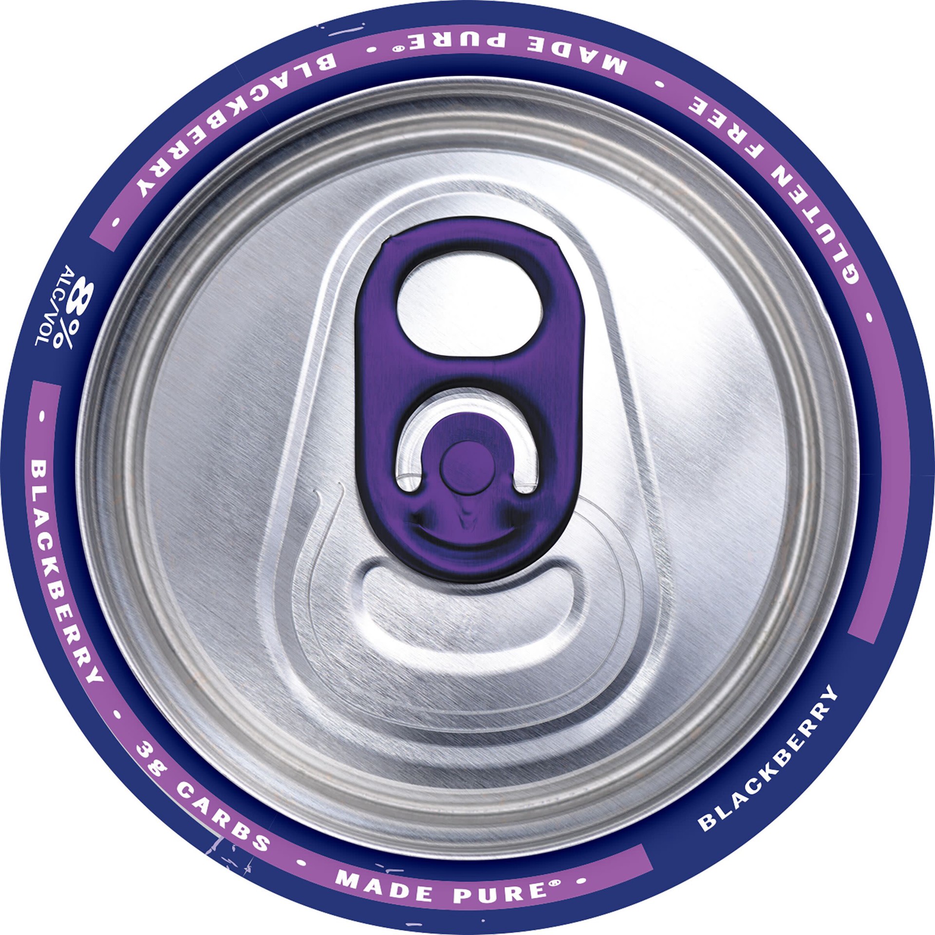 slide 2 of 7, White Claw Surge Blackberry 19.2 fl oz Can, 19 oz