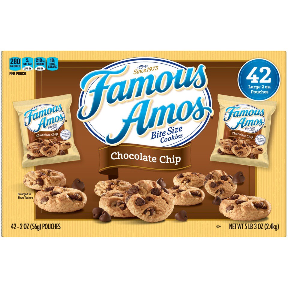 slide 6 of 7, Famous Amos 98199 155695 Classic Chocolate Chip Cookies PCH Everyday 2oz No PMT_3D Keebler_CCC, 2 oz