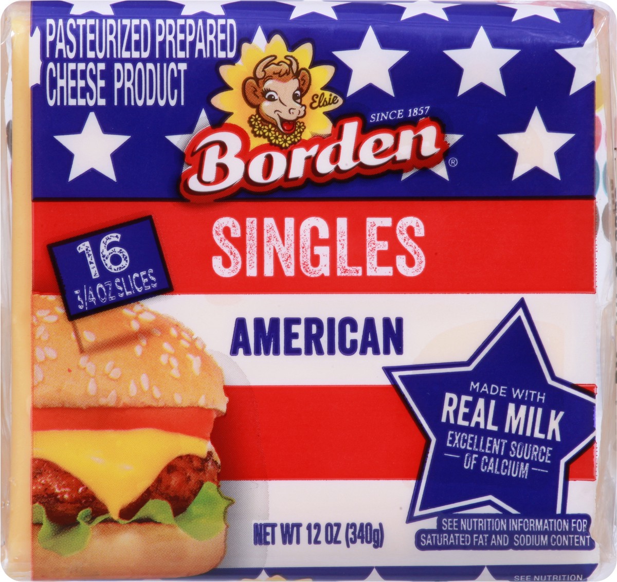 slide 6 of 9, Borden Singles, American, 16 ct