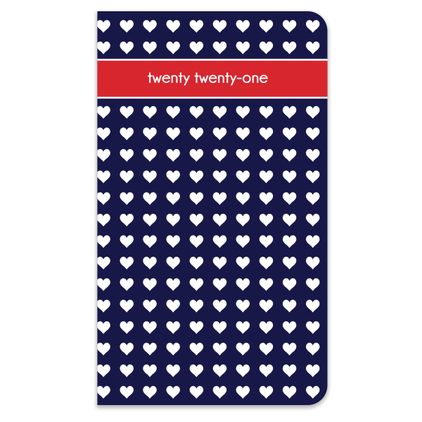 slide 1 of 3, Office Depot Brand Monthly Planner, 3-1/2'' X 6'', Love, January To December 2021, 1 ct