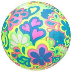 Hedstrom 10 Inch Neon Vinyl Rainbow Ball