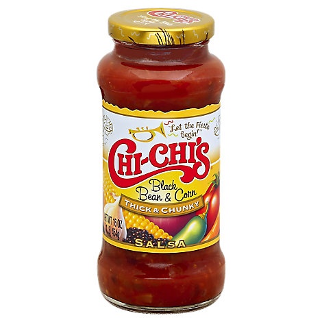 slide 1 of 1, Chi Chis Black Bean And Corn Thick And Chunky Salsa, 16 oz