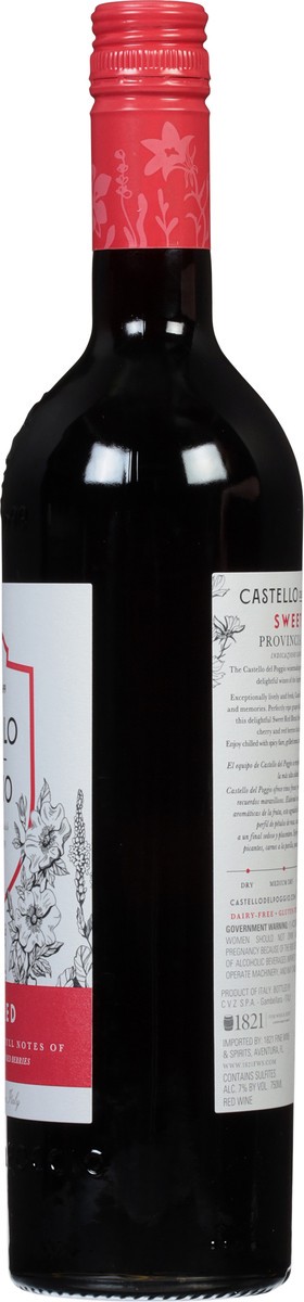 slide 7 of 9, Castello del Poggio Sweet Red, 750 ml