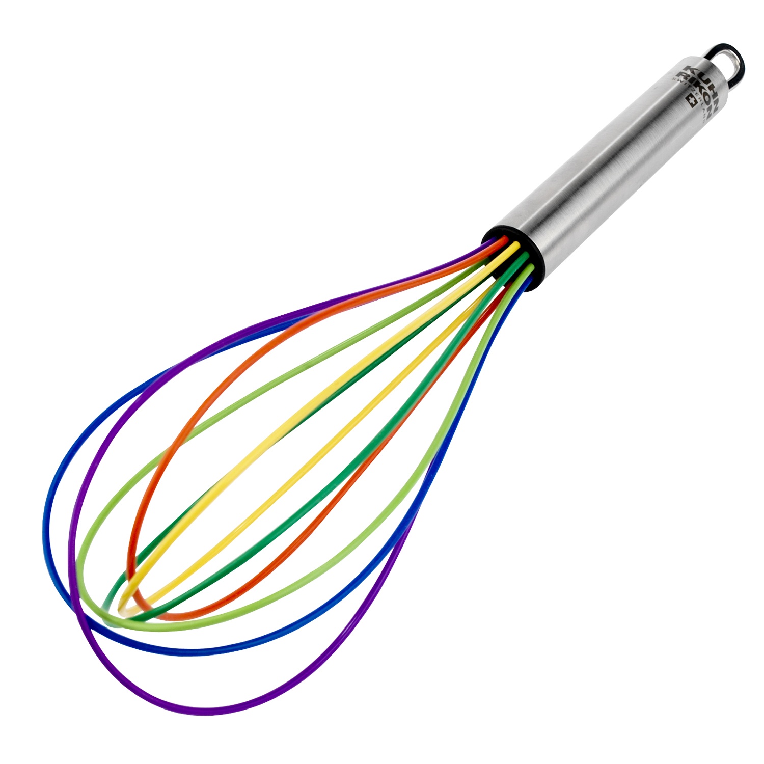 slide 1 of 1, Kuhn Rikon Silicone Rainbow Whisks, 8 in