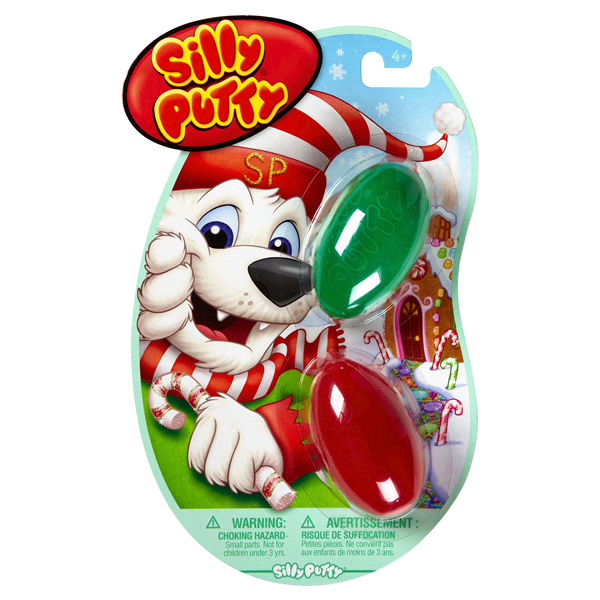 slide 1 of 1, Crayola Silly Putty Holiday Fun Pack, 2 ct