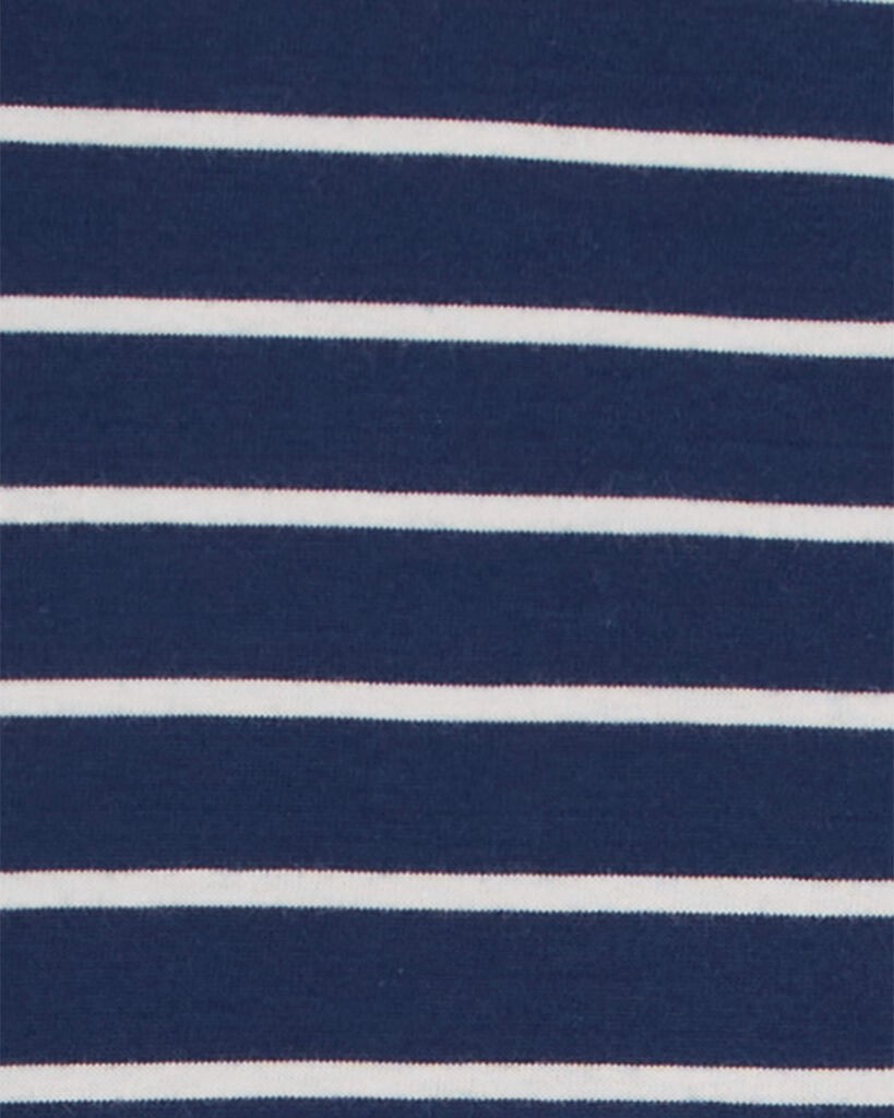 slide 2 of 2, Carter's Toddler Striped Peplum Top Navy 4T, 1 ct